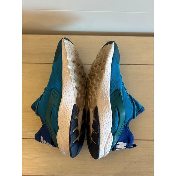 Nike Mens Air Hurarache Run Ultra Sneakers Size 8 Blue Athletic Running Shoes - Picture 5 of 8